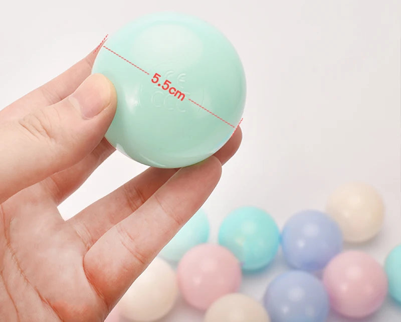 20pcs/lot 5.5cm Safe PE Ball for Dry Pool Ball Pit Eco-friendly Baby Ball Toys for Baby Playpen Tent Kid Toys Soft Ocean Balls