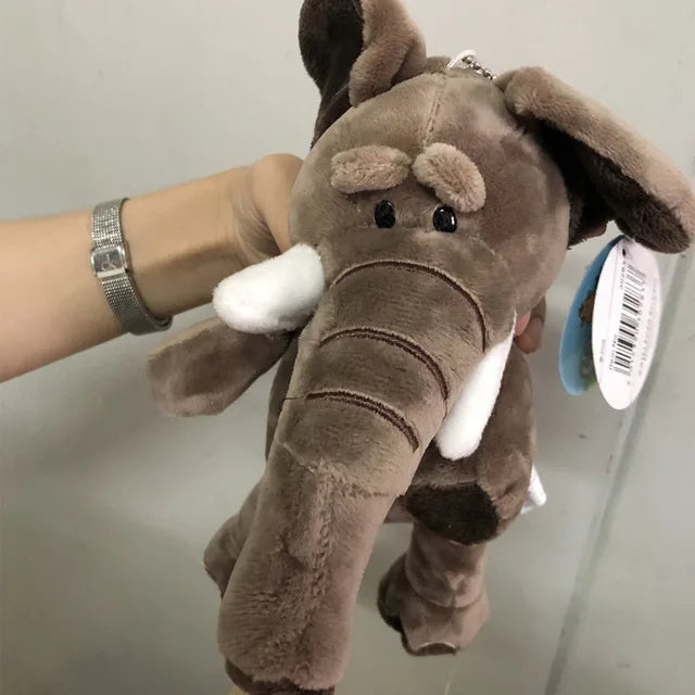 25cm Cute Jungle Animal Plush Toys Stuffed Lion Elephant Giraffe Monkey Plush Doll Toys for Kids Baby Children Birthday Gift