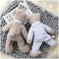 12" Teddy Bear Plush Toy Brown,Baby 1st Gift Soft Stuffed Animal Toys