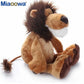 25cm Cute Jungle Animal Plush Toys Stuffed Lion Elephant Giraffe Monkey Plush Doll Toys for Kids Baby Children Birthday Gift