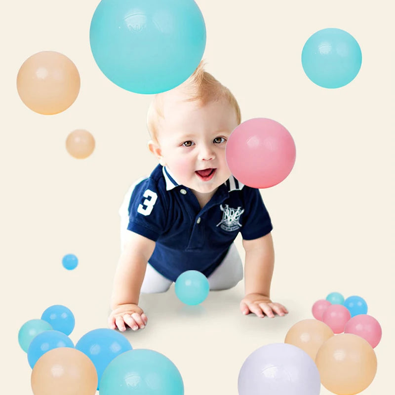 20pcs/lot 5.5cm Safe PE Ball for Dry Pool Ball Pit Eco-friendly Baby Ball Toys for Baby Playpen Tent Kid Toys Soft Ocean Balls