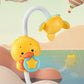 QWZ New Bath Toys Baby Water Game Duck Model Faucet Shower Electric Water Spray Swimming Bathroom Baby Toys For Kids Gifts