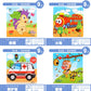 Hot Sale 12/9 PCS Puzzles Wooden Kids Baby Wood Cartoon Vehicle Animals Learning Educational Toys for Children Gift