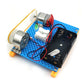 Mini Electric Generator Wheel Motor Model Energy conversion DIY STEM Toys For Kids LED Education Science Experiment Project Gift