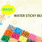 Handmade Magic Water Fuse Beads Creative Beads DIY Art Crafts Toys Magic Water Sticky Beads Sensory Toys Set with Accessories