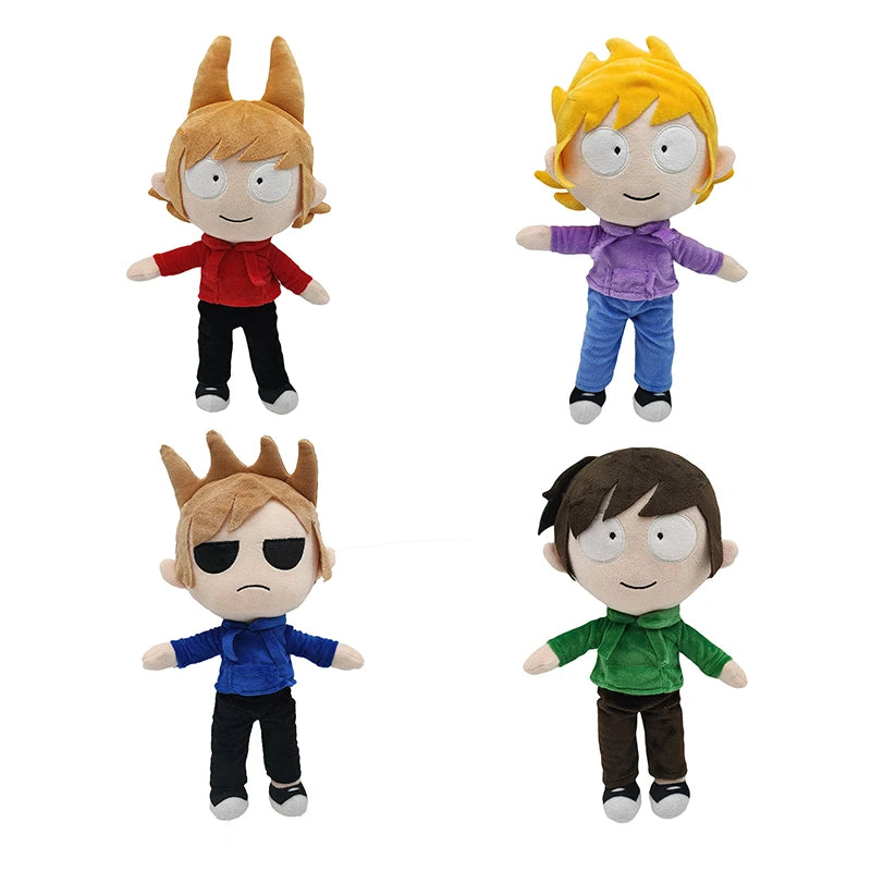 Anime Eddsworld Plush Cartoon Doll Indoor Home Decoration Soft Stuffed Toy Christmas Gift For Kids
