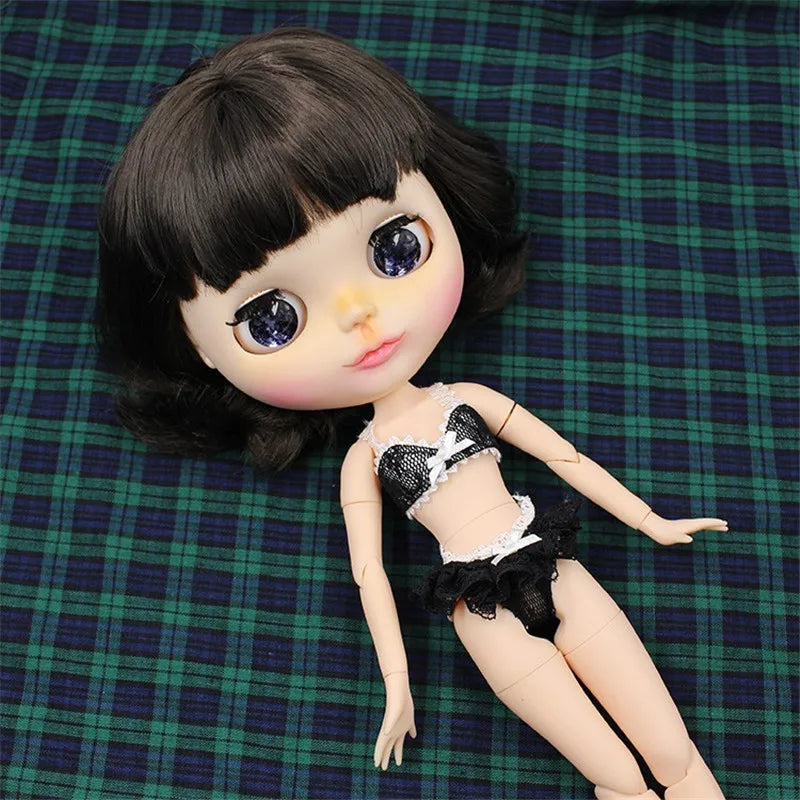 Outfits for ICY DBS Blyth doll A set of BRA and UNDERWEAR  joint body attractive dressing 1/6 BJD ob24 anime girl