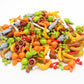 Moc Food Building Blocks Parts Fruit Frish Dish Drumstick Sausage Bone DIY Bricks Bulk Set Compatible with City View Toys Weigh