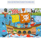 Hot New 60 Pieces Wooden Puzzle Toys for Children Cartoon Vehicle Animal Wood Jigsaw Baby Learning Educational Toy Kids Gift