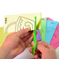 96 Pcs Children Cartoon DIY Colorful Paper Cutting Folding Toys Kids Craft Animal Handcraft Paper Art Learning Educational Toys