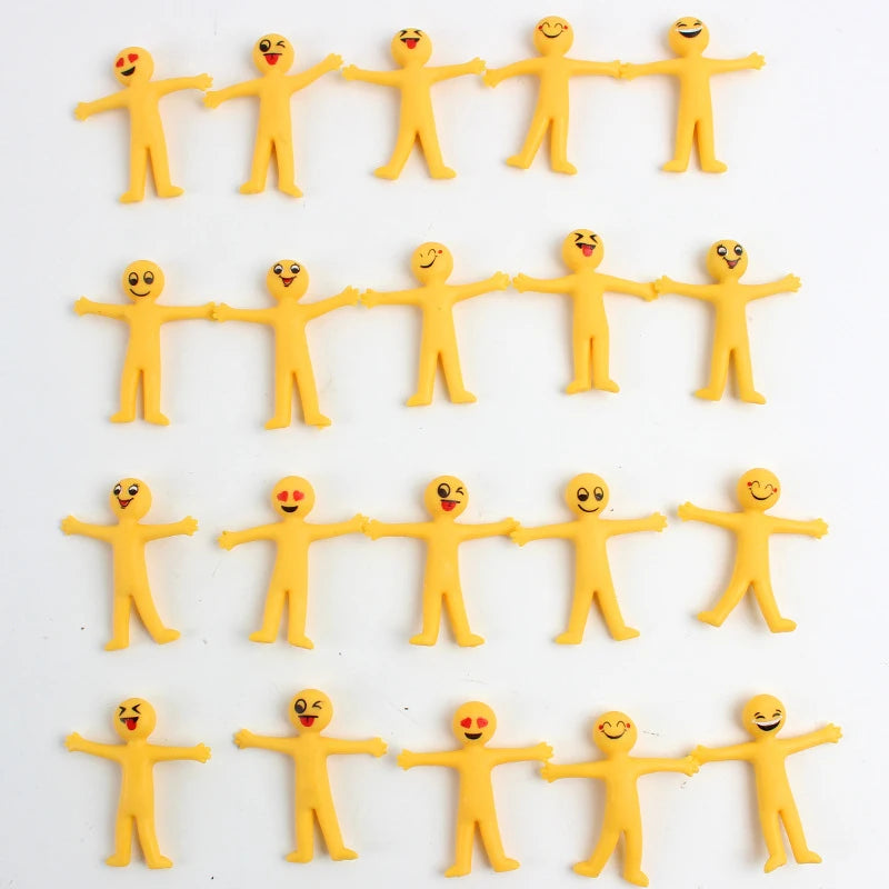 8/20pcs Funny Little Man Squishy Fidget Toys Antistress Adult Children Rising Stress Relief Squeeze Toys Kids Charisma Gift Toys