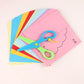 Paper-Cut Set Paper Cutting Scissor Skills Activity Cutting Book Kids Crafts Toys Kits Preschool with Child-Safe Scissors
