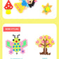 Handmade Magic Water Fuse Beads Creative Beads DIY Art Crafts Toys Magic Water Sticky Beads Sensory Toys Set with Accessories