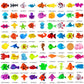 Children Bathtub Magnetic Fishing Toy Swimming Bathing Pool Water Floating Fish Toy Parent-child Interactive Toys Game Baby Toys