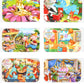 Hot New 60 Pieces Wooden Puzzle Toys for Children Cartoon Vehicle Animal Wood Jigsaw Baby Learning Educational Toy Kids Gift