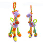 New Soft Cute Giraffe Animal Handbells Rattles Mobile Plush Infant Baby Handle Toys Hot Selling WIth Teether Newborn Baby Gifts
