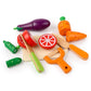 Simulation Kitchen Pretend Toy Wooden Classic Game Montessori Educational Toy For Children Kids Gift Cutting Fruit Vegetable Set