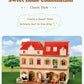 Simulation Kitchen Forest Family Small House Double Three- Story Villa Reindeer  Animal Model Girl Dollhouse Furniture Toy Gifts