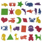 Bathtub Bathroom Education Learning Toys Foam Letters Alphanumeric Total Bubble Stickers Children's Puzzle DIY Toy Set 36Pcs New