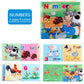 Baby Cloth Books Enlightenment Early Educational Toys Kids Fruits Animal Numbers Food Cognitive Book for Toddlers 12-72 Month