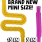4 Pack Mini Pop Tube Sensory Fidget Toy Colorful Heavy-Duty  for Construction Building Educational Toys for Stress Autism ADHD