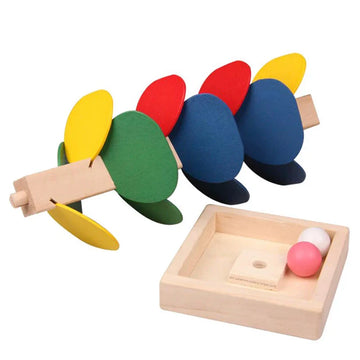 Mini Colorful Tree Marble Ball Run – Montessori Wooden Educational Toy