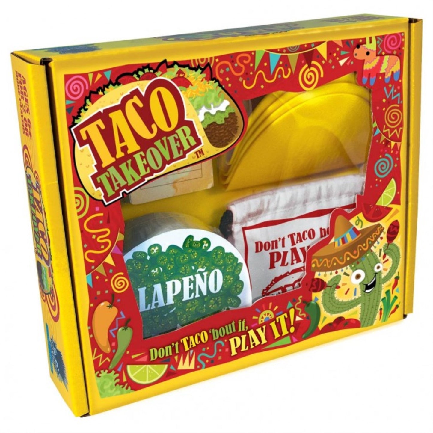 Haywire Group Taco Takeover Board Game - Plastic, Yellow, Model 1068