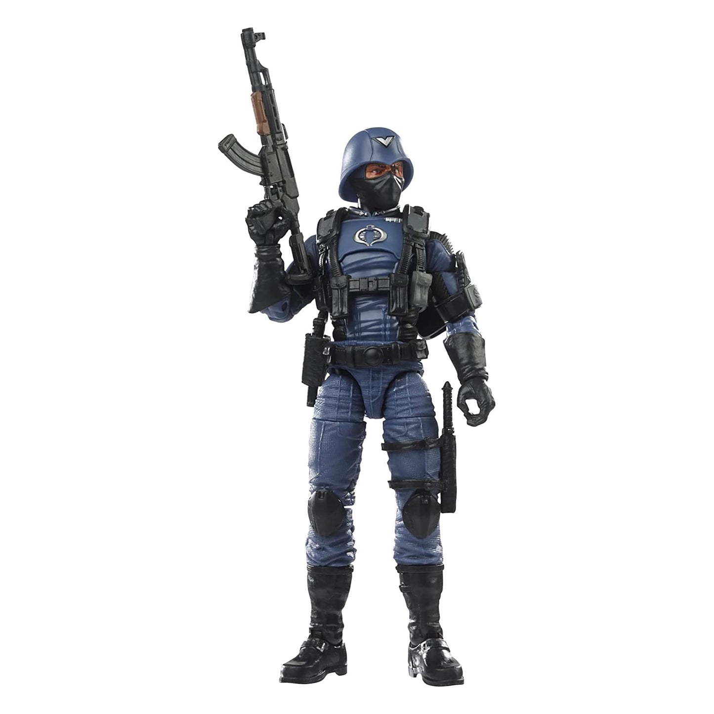 G.I. Joe Cobra Officer Action Figure - 6-Inch, Blue, Plastic, Model F4021, Premium Toy with Accessories