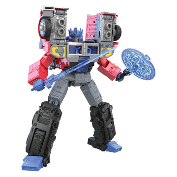 Transformers Toys Generations Legacy Series Leader G2 Universe Laser Optimus Prime Action Figure - Kids Ages 8 And Up, 7-Inch