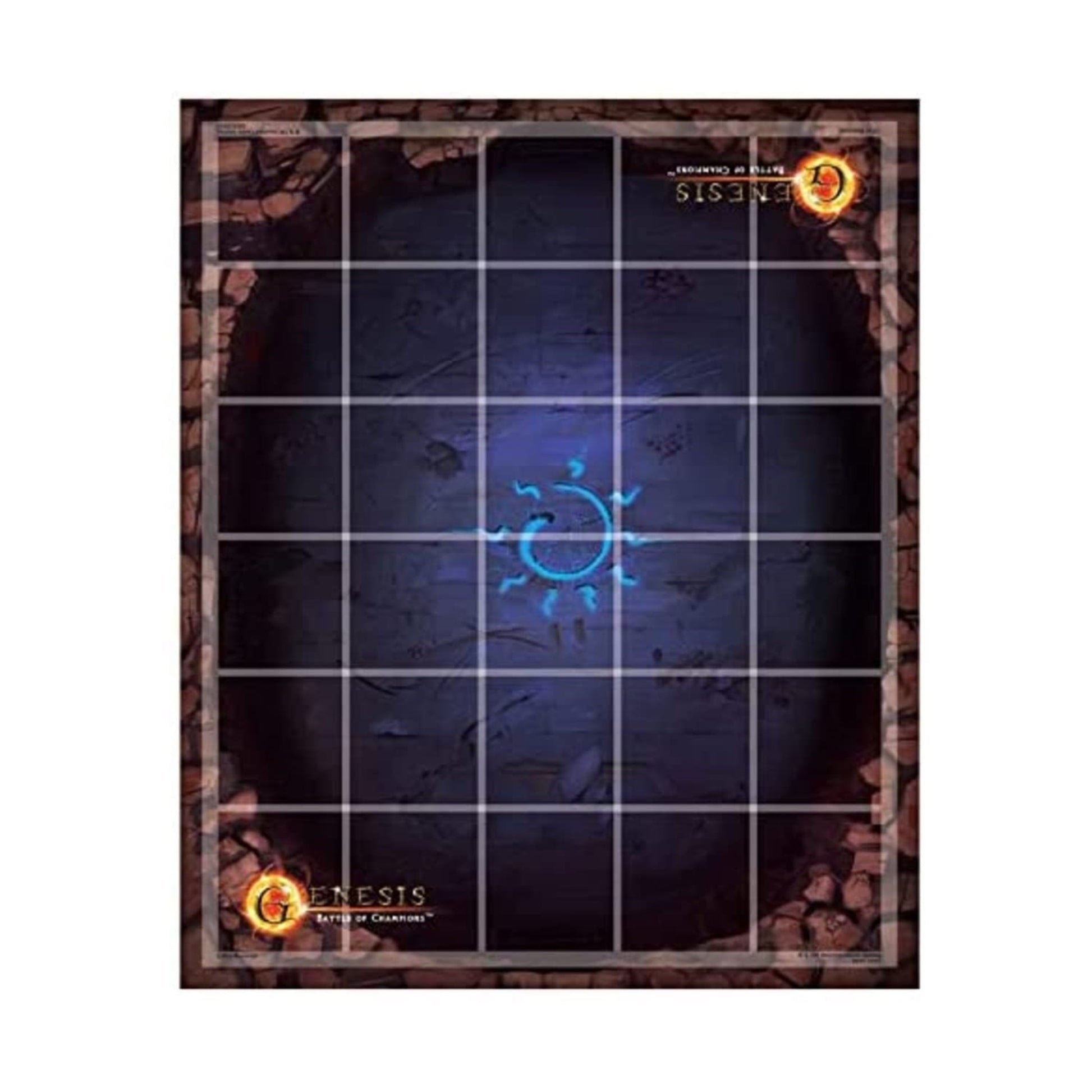 Haunted Castle Gaming HCGMAT005 Playmat - enhanced Genesis Vishud Card Game