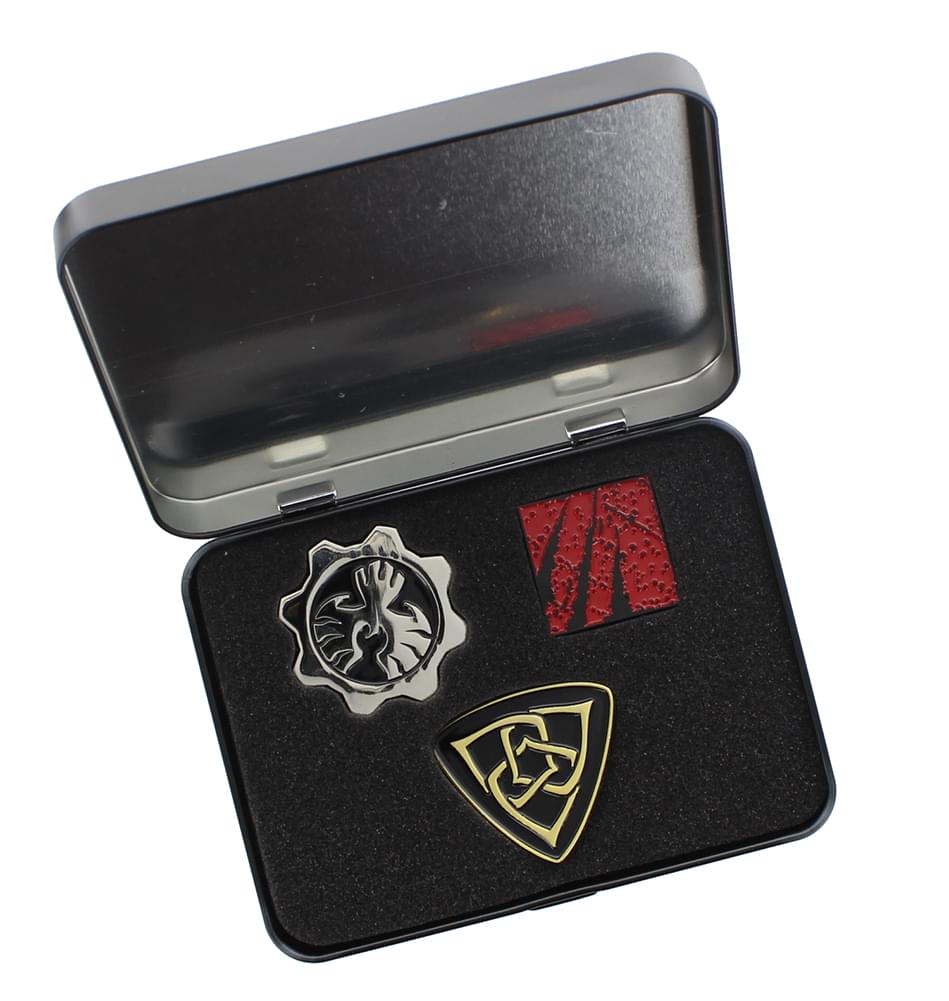 Gears Of War 4 Collectible Faction Pins, Set Of 3 In Presentation Tin