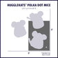 HuggleKats® Polka Dot Mice Bucket of Cat Toys, 16 Pack