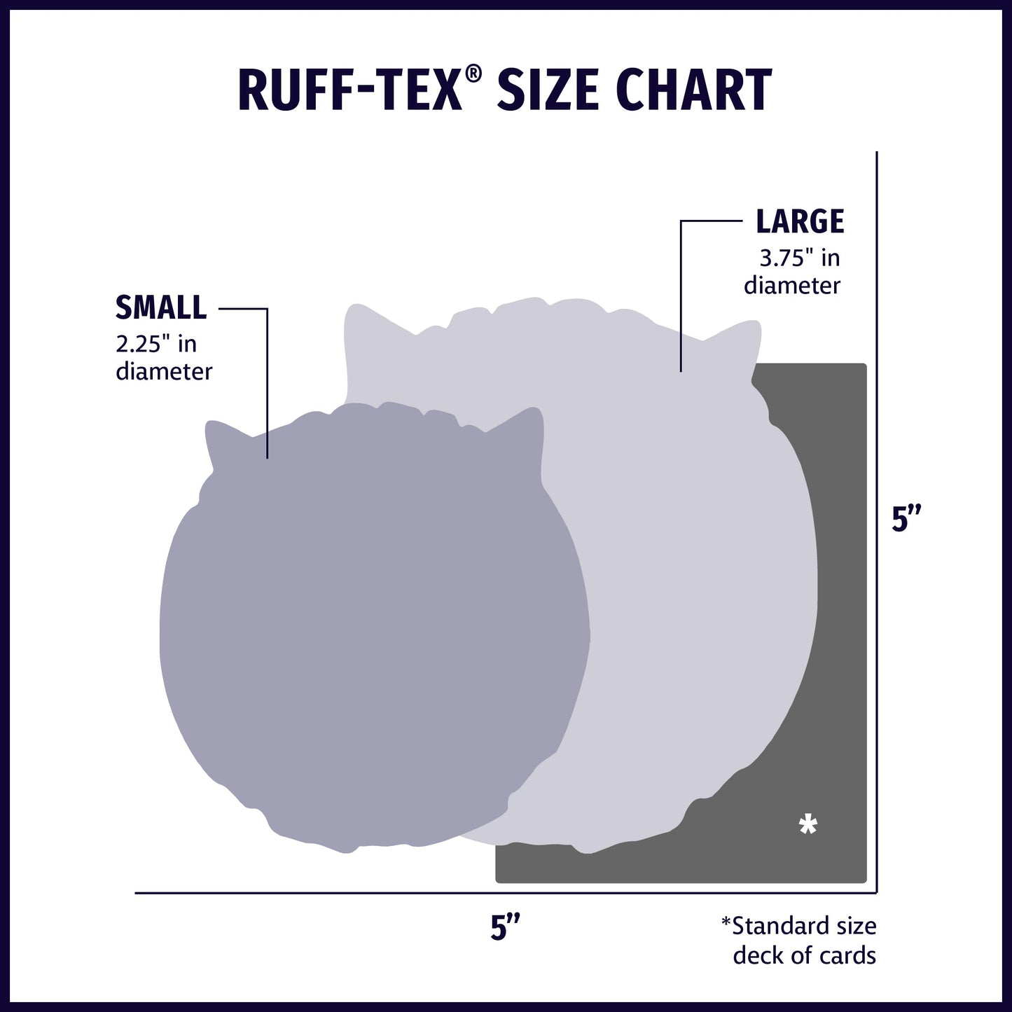 Assorted Ruff-Tex® HuggleMutt™ Latex Balls Dog Toys, 3 Pack, Small