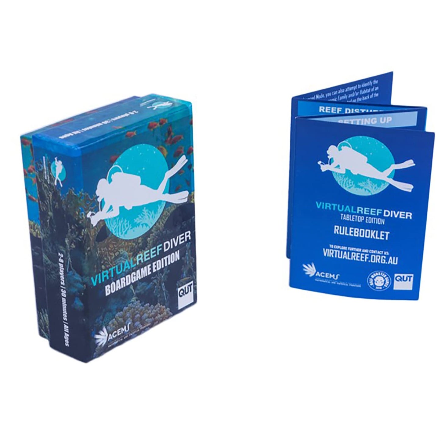 Half-Monster Games Virtual Reef Diver: Tabletop Edition. Educational Memory Card Game - Age 6+, 2-8 Players, 30 Min Game Play. H