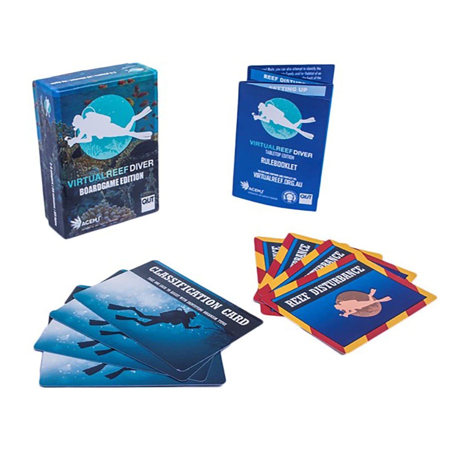 Half-Monster Games Virtual Reef Diver: Tabletop Edition. Educational Memory Card Game - Age 6+, 2-8 Players, 30 Min Game Play. H