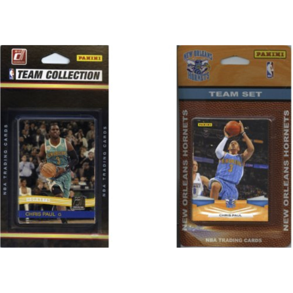 NBA New Orleans Hornets 2 Different Licensed Trading Card Team Sets