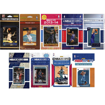 Nba Charlotte Hornets 9 Different Licensed Trading Card Team Sets