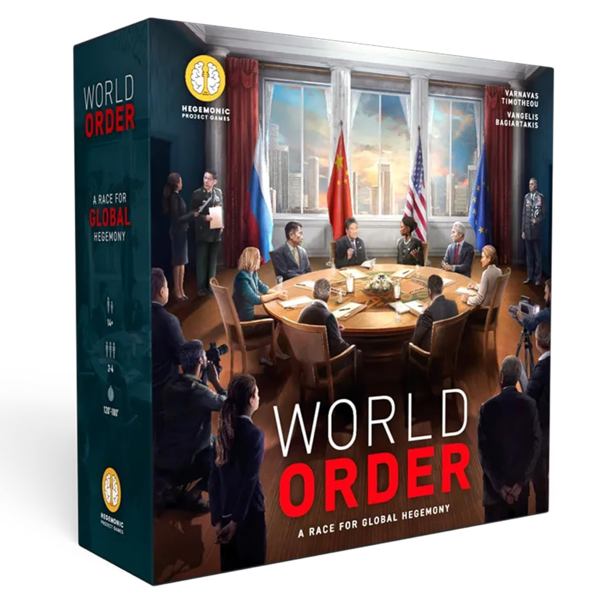 World Order  Political & Economic Events Board Game, Asymmetric Card Driven Play, Global Power Area Control, DeckBuilding, Age