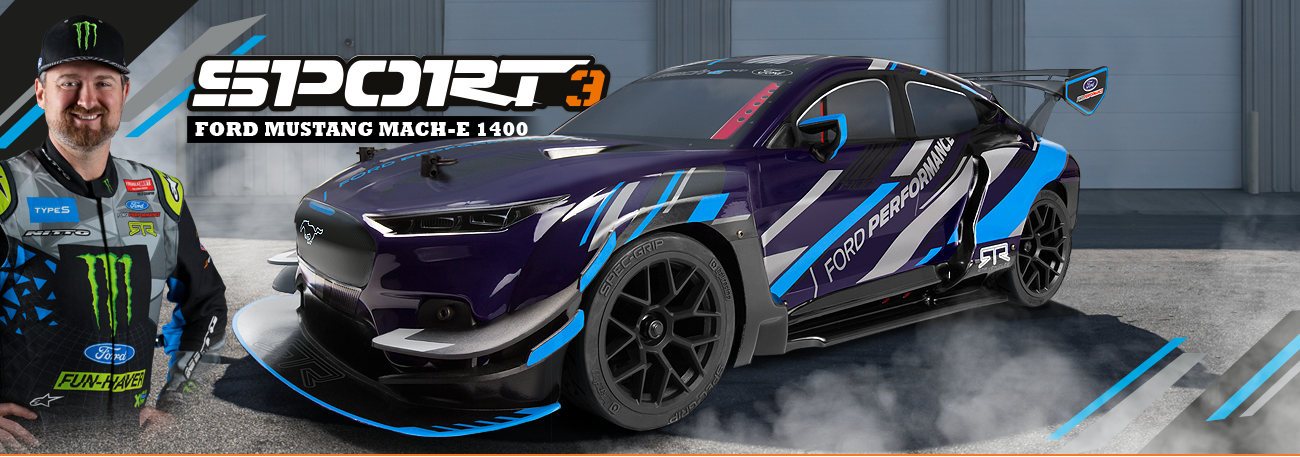 HPI Racing Sport 3 Ford Mustang Mach-E 1400 1/10 4WD Electric Touring Car RTR (Blue)