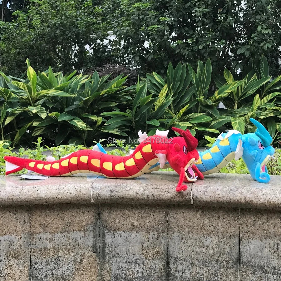 Pokemon Plush Toy Gyarados 23" Red Shiny & Blue Dragon Cartoon Stuffed Animal Doll