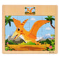 Hot Sale 12/9 PCS Puzzles Wooden Kids Baby Wood Cartoon Vehicle Animals Learning Educational Toys for Children Gift