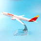 JASON TUTU 16cm Spain Iberia Airlines A330 Aircraft Model Planel Airplane Diecast Metal 1/400 Scale Planes