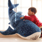 50/100CM New Cartoon Blue Shark Stuffed Plush Toys Big Fish Whale Baby Soft Animal Pillow Dolls Children Birthday Gifts
