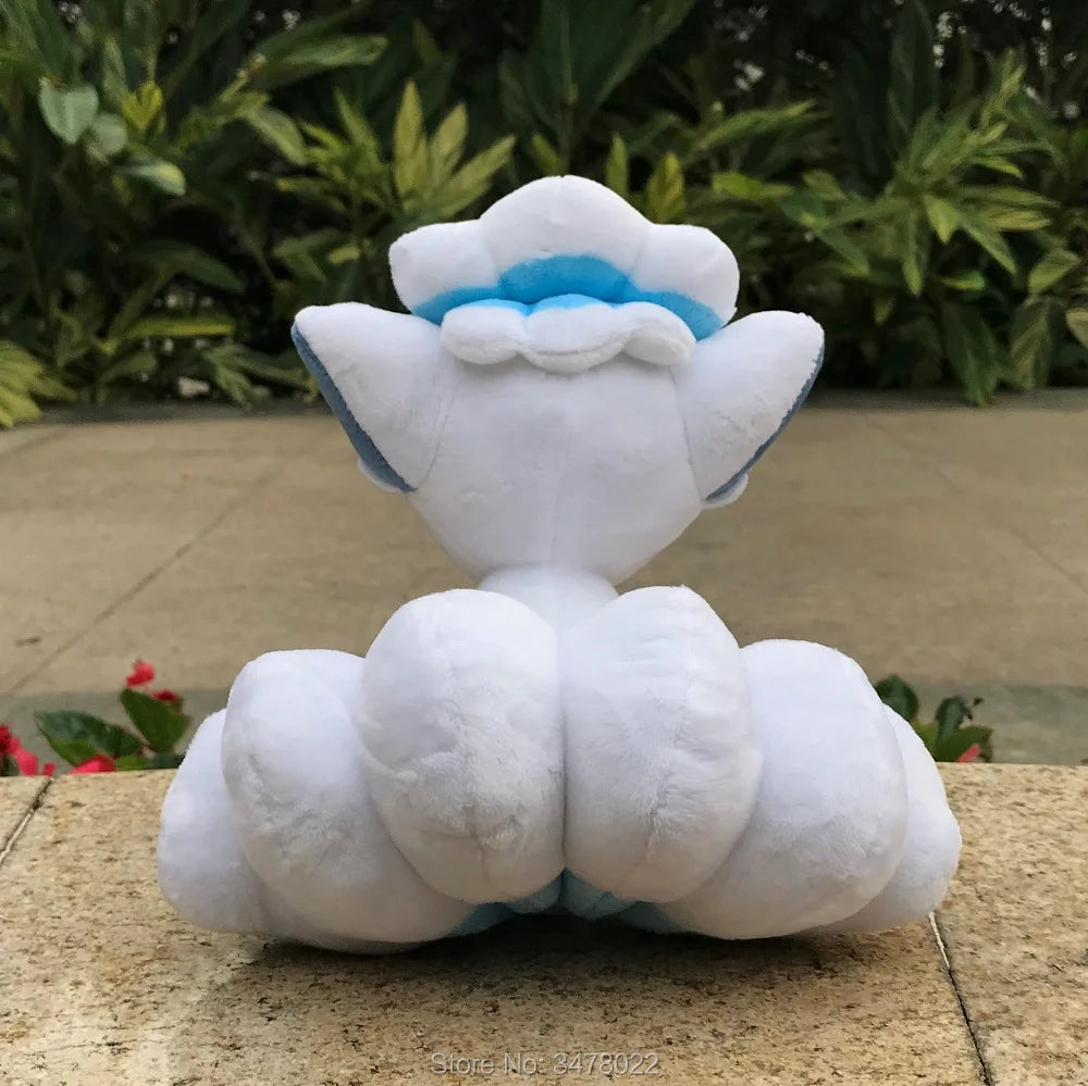 20cm Anime Pokemon Plush Alola Vulpix Six Tails Fox Cuddly Stuffed Toy Cartoon Soft Doll