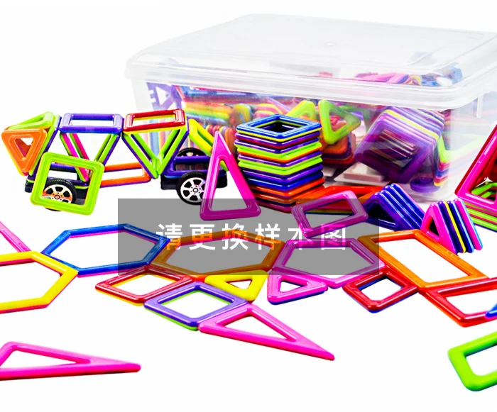 Mini Magnetic Tile Toys, with a Metal Box for Easy Portability, Magnetic Building Blocks That Can Be Played with Anywhere, Convenient Storage, Suitable for Holiday or Birthday Gifts