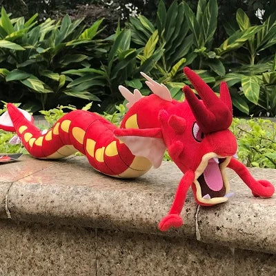 Pokemon Plush Toy Gyarados 23" Red Shiny & Blue Dragon Cartoon Stuffed Animal Doll