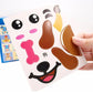 12pcs Children 3D DIY handmade paper cups sticker material kit Whole set Kids kindergarten school art craft educational toys GYH