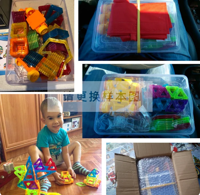 Mini Magnetic Tile Toys, with a Metal Box for Easy Portability, Magnetic Building Blocks That Can Be Played with Anywhere, Convenient Storage, Suitable for Holiday or Birthday Gifts
