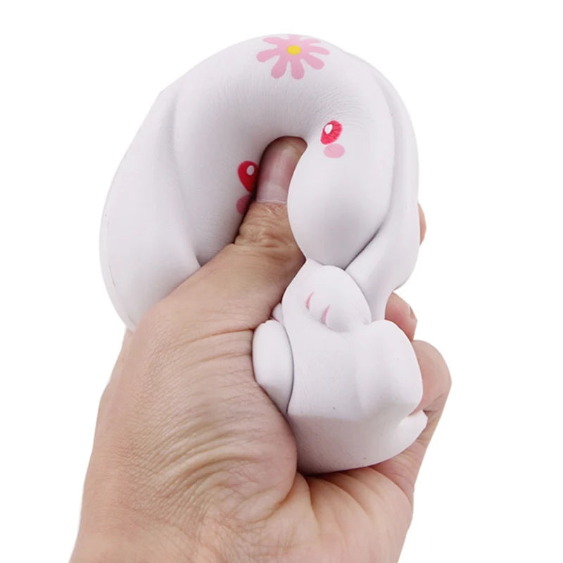 Kawaii Jumbo Rabbit Squishy Simulation Cream Scented Slow Rising Squishies Creative Soft Stress Relief Squeeze Toys 11x10 CM