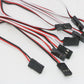10pcs 100mm/150mm/200mm/300mm/500mm RC Servo Extension Cord Cable Wire Lead JR For Rc Helicopter Rc Drone